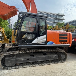 Excavatrice sur chenilles hydraulique HITACHI ZX200-5G de 20 tonnes, modèle 2023, d'occasion, avec moteur et pompe Isuzu, matériel de construction - Product Image 2