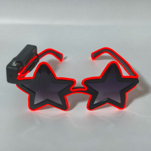 Gafas de estrella EL de nuevo diseño, gafas divertidas con luz Led para fiestas de Halloween, Navidad y Año Nuevo - Product Image 6