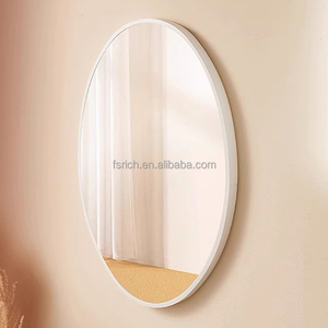 Vendita calda della fabbrica all'ingrosso moderno <span class=keywords><strong>50x70</strong></span> 60x90cm pista <span class=keywords><strong>specchio</strong></span> rotondo ovale decorazione della parete in alluminio <span class=keywords><strong>specchio</strong></span> del bagno - Product Image 3