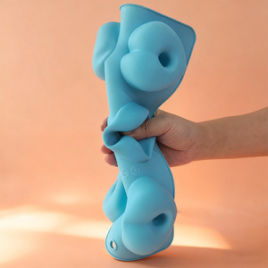 Bắc Âu Hình Trái Tim Donut Khuôn Tái Sử Dụng Bền Vững Bóp Và Chơi Silicone Pastry Cookie Bánh Nướng Công Cụ Thiết Lập Cho Bé Thực Phẩm - Product Image 4