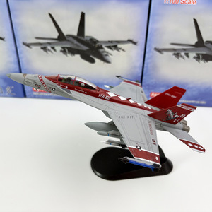 Modellino Statico in Lega 1/100 dell'Aereo F/A-18 Sidewinder della Squadrona Americana, Aereo Basato su Portaerei, Ornamento Finito, Vendita all'Ingrosso - Product Image 3