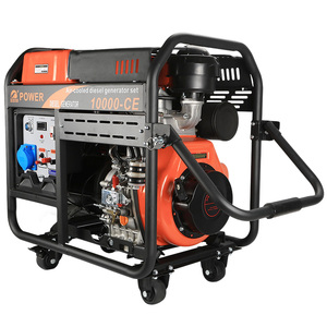 Générateur OHV à cadre ouvert de 6,8 kW avec roues, moteur 192F, fréquence 50/60 Hz, 230 V/240 V - Product Image 5