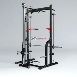 Thuis Multifunctionele Squats Rack Arm Trainer Zittend Hoog/Laag Pull Gym Machine Pull Up Oefening Gym Apparatuur Machine