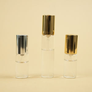 Vente en gros de flacons de parfum en verre de 5 ml et 10 ml, ronds, de haute qualité, avec pulvérisateur à pompe pressurisé fin, pour tester, offrir en cadeau ou comme mini-cadeaux. - Product Image 2