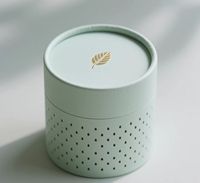 Emballage cylindrique de tube de papier de bougie parfumée personnalisée, bouteille d'huile essentielle, cosmétiques, boîtes d'emballage extérieur de tube de papier