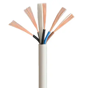 UL2405 Spiral Shielded PVC Flexible Electrical Wire With Multiple Conductor 30 AWG-16 AWG
