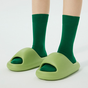 EW-<span class=keywords><strong>Sandalias</strong></span> y zapatillas antideslizantes de fondo grueso para el hogar, Calzado cómodo de verano - Product Image 2