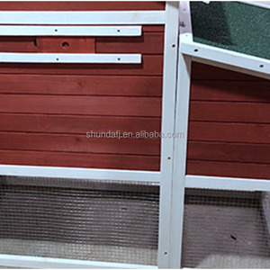 SHUNDA SDC032 Luxury Eco-friendly Large Waterproof Villa Style Chicken Coop <b>Pet</b> House Horizontal Sliding Closure Roof - Product Image 5