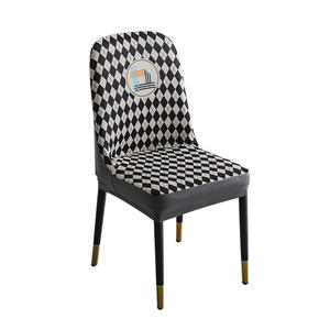 <b>Stretch</b> Chair <b>Covers</b> Geometric Pattern Polyester Home Textile <b>Seat</b> <b>Covers</b> For Dining Room And Living Room Use - Product Image 2