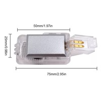 2 Stück 12V LED-Dekoration für MDX ZDX RLX TLX TL 4-Türer Limousine Hybrid Auto Tür-Willkommenslicht Zubehör Speedform Ohne Kabelschneiden