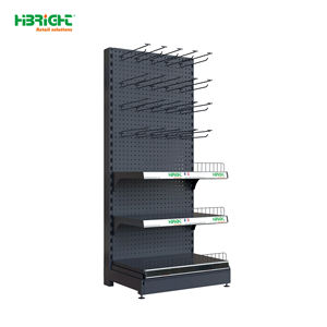 Solución de Venta Minorista Highbright para Tiendas de Abarrotes: Estanterías Modulares y Refrigerador con Puerta de Vidrio con Plano 3D - Product Image 2