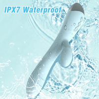 Vibrateur Lapin en Gros pour Femmes, Stimulateur Clitoridien Courbé Réaliste pour Point G, Masseur Nervuré Portable, Jouets Sexuels pour Adultes