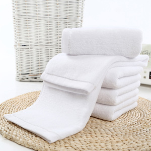 Toallas de Hotel Blancas de Lujo 100% Algodón, con Logotipo Personalizado, para Cara <span class=keywords><strong>y</strong></span> Manos, de 5 Estrellas, Desechables, de Color Sólido, para Uso en Armarios - Product Image 5