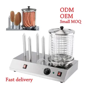 High Quality Stainless Steel Sausage Bread Bun Warmer Machine Commercial Electric Hotdog Maker Machine