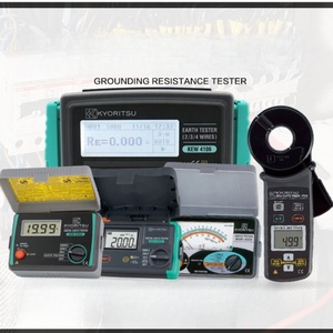 KEW4105A KYORITSU Testeur de résistance de mise à la terre numérique uniquement Multimètre 500V 0-2000 Ohms avec étui rigide - Product Image 1