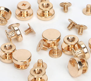 หมุดโลหะหัวแบนทรงกลม10มม. สำหรับกระเป๋าและอุปกรณ์เสริมพิเศษ - Product Image 3