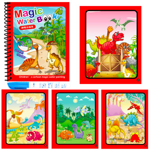 Montessori Magisches Wassermalbuch Malset Zeichenspielzeug Stift Kunstsets Vorschulisches Lernspielzeug für Kinder Jungen und Mädchen - Product Image 5