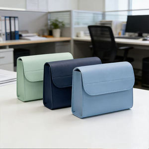Bolsa de Almacenamiento Digital de Cuero, Multifuncional, para Audífonos, Cargador, Accesorios, a Prueba de Polvo, Ligera, con Cierre - Product Image 4
