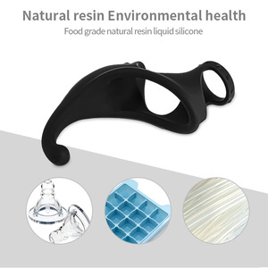 جهاز استمناء للرجال من السيليكون مع حلقة اهتزازية للتحكم في القذف وتأخير القذف وتدليك البروستاتا وغطاء للقضيب مقاوم للماء 100٪ للبالغين - Product Image 3