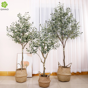 Artificial Olive <b>Tree</b> Bonsai Large <b>Plastic</b> Decorative Plant For Home Living Room Window Display Interior Decoration - Product Image 4