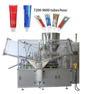 High Speed Food Tube Hotel Shampoo Glue Piston Filling And Sealing Packaging Small Tubes Machine Cream