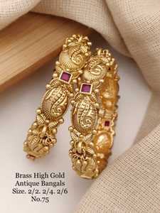 Nouveaux bracelets tendance en laiton antique à la mode pour bracelets de mariée et bracelets en provenance d'Inde Export - Product Image 6