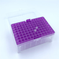 Boîtes d'aspiration PP allongées de 200 µl, 96 trous, jetables, consommables de laboratoire OEM