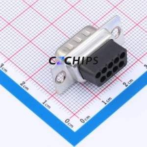 DS1036-01-09MBNSS D-Sub/VGA Connector Through hole Component (THT) Connector Standard D-Sub Male 9P 2 - Product Image 2