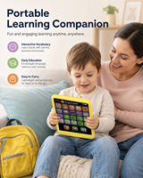 Tablette éducative pour enfants XDT, histoires éducatives, écran tactile interactif, veilleuse, corps en ABS sûr, jouet d'apprentissage rechargeable