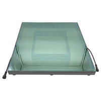 Carreaux de sol 3D Abyss, lumières LED néon KTV, lampes de sol à induction pour salle de diffusion en direct, éclairage d'ambiance
