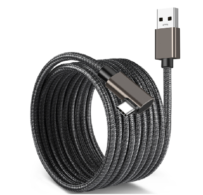 USB A to USB C 90 Degree Cable 3.0 Version