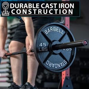 Plaque de <span class=keywords><strong>poids</strong></span> en fonte pour <span class=keywords><strong>musculation</strong></span> OEM en gros, plaque de <span class=keywords><strong>musculation</strong></span> personnalisée avec logo, plaque de barre de <span class=keywords><strong>musculation</strong></span> pour salle de sport 2,5-45 lb - Product Image 6