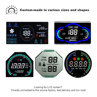 Pantalla LCD Personalizada para el Panel de Instrumentos de Motocicletas, Panel de Visualización Multicolor, Suministro al por Mayor de Fábrica