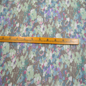 Tissu métallique en soie pour femmes <span class=keywords><strong>Voile</strong></span> de chemise Grande matière Sentiment doux et élégant Style Nice Small Floral Design - Product Image 6