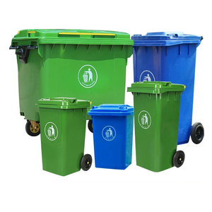 Nhà máy nhựa mở-top Thùng rác container trong suốt tái chế chất thải bin và thùng rác có thể Thùng rác cho rác bin - Product Image 1