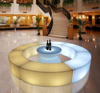 Chaises et tables lumineuses pour salon de jardin extérieur, club de nuit, meubles, canapés modulaires, éclairage pour fête et événement