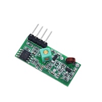 Modul Penerima Nirkabel RF 433MHz & Kit Modul Pemancar 433 MHz + 2 Buah Antena Pegas RF 433M Hz Kompatibel