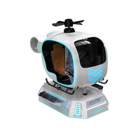 Équipement de vol de réalité virtuelle d'hélicoptère des doubles sièges VR d'avion de VR jeux de tir cinéma de l'avion 9D du simulateur 360