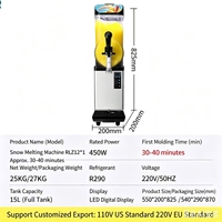 Nouvelle machine à slush commerciale à 2 ou 3 bacs pour boissons glacées, Daiquiri, Margarita et Slushie
