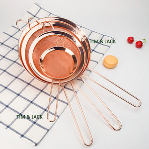 Colador de malla de acero inoxidable estilo INS, tamiz de cocina, mango de alambre, harina de té para hornear, Pasta, arroz, comida, colador de aceite, colador de Metal - Product Image 6