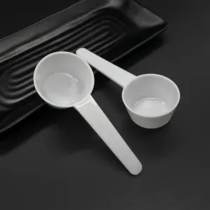 5g 6g 7g 8g 9g 10g 15g 20g 25g 30g food grade powder spoon white powder measuring spoons straight handle plastic scoop