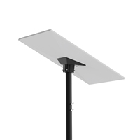 Support mural Starlink Gen 3 pour antenne plate, en aluminium, avec adaptateur de tuyau à fixation simple, gris/noir