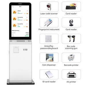 Sistema <span class=keywords><strong>de</strong></span> Pedidos Automatizado con Código QR <span class=keywords><strong>de</strong></span> 21.5, 27 y 32 Pulgadas para Aeropuertos, Hoteles, Centros Comerciales, Impresión <span class=keywords><strong>de</strong></span> Boletos, Sistema <span class=keywords><strong>de</strong></span> Gestión <span class=keywords><strong>de</strong></span> Colas, Máquina para Pedir Comida - Product Image 2
