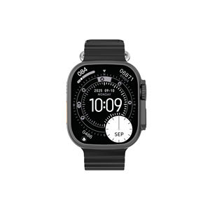 Montre connectée DF EDS DT Ultra 4 Sports noire, 4 Go <span class=keywords><strong>de</strong></span> mémoire, vision stéréo 3D, connexion casque TWS, <span class=keywords><strong>Google</strong></span> Maps, BBC <span class=keywords><strong>News</strong></span>, lecture vidéo - Product Image 5