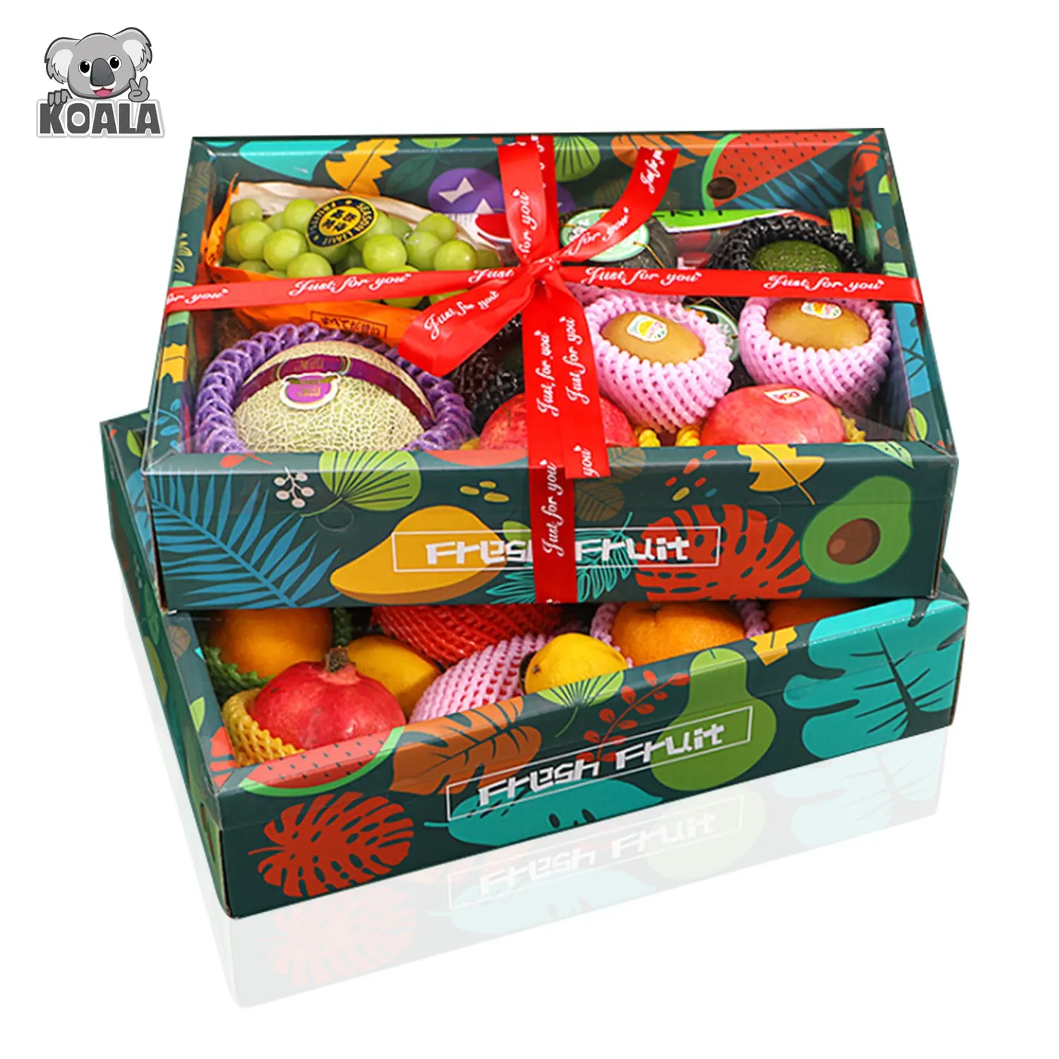 Boîte d'emballage cadeau en Carton ondulé, prix de gros, personnalisé, bon marché, écologique, pour fraises, bananes, fruits