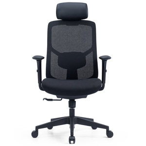 Juego de silla y mesa de oficina moderna de mediados de siglo, silla clásica plegable negra con silla de malla elevadora sintética de cuero genuino - Product Image 1