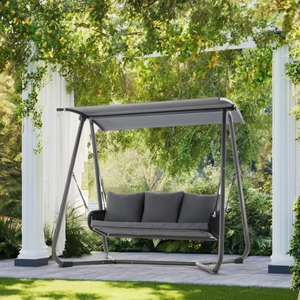 <span class=keywords><strong>YOHO</strong></span> เก้าอี้โยกสำหรับศาลากลางแจ้ง, เก้าอี้ชิงช้าสำหรับลานบ้านพร้อมคุณสมบัติโยก - Product Image 3