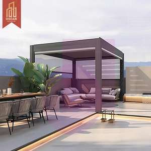 Pergola de jardin en aluminium à lames orientables pour l'extérieur, 4x6, 4x6m, <span class=keywords><strong>6x3</strong></span>, 6x3m, 6x4, 6x4m, 4x8, 8x4m, 8x4, 8x4m - Product Image 1