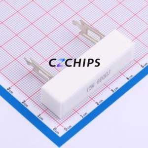 Resistencia de Orificio Pasante SQP15W-680ohm 5%-AP, Componente de Orificio Pasante (THT), 48x12mm, Cemento, 680 Ohm, 5%, 750V - Product Image 1