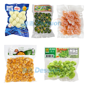 Máquina de sellado de llenado de bolsas de frijoles <span class=keywords><strong>Lupini</strong></span> al vacío de alta velocidad, automática para nueces, máquina de embalaje de bolsitas de frijoles anacardos - Product Image 2